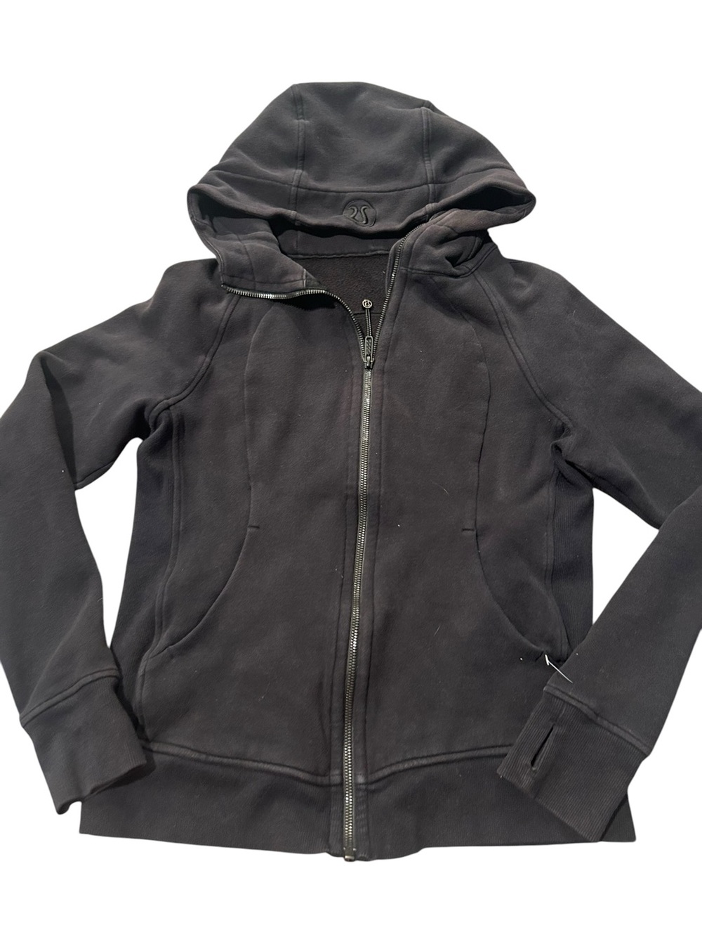 Lululemon full zip scuba size 8